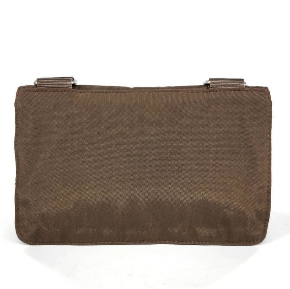Baggallini Venture Tan Brown Tri-Zip Flap-Close Shoulder Crossbody Messenger Bag - Picture 3 of 12